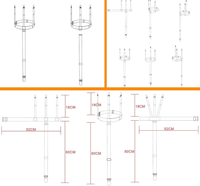 Kedofe Men Shirt Stays Adjustable Elastic Shirt Garter Shirts Holder with Non-slip Locking Clamps for Police Military - Image 2